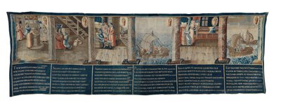 De wonderen van Onze-Lieve-Vrouw van de Potterie (wandtapijt) door School Flemish