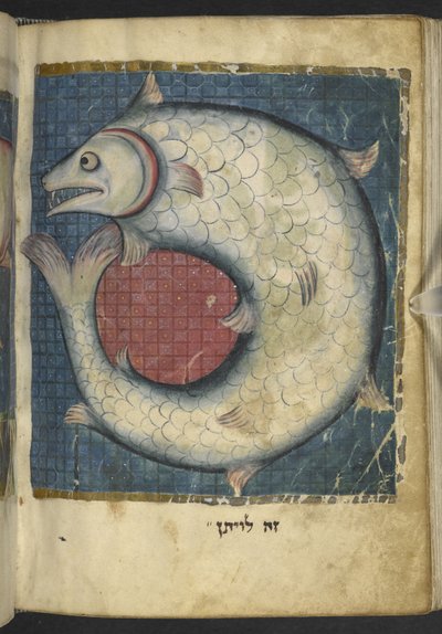 De Leviathan, uit een Miscellany van bijbelse en andere teksten (