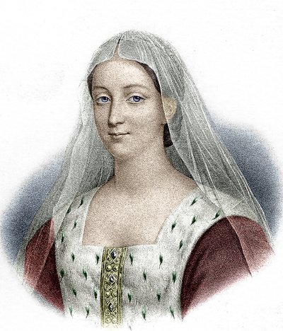 Agnes Sorel, minnares van de Franse koning Karel VII door School French