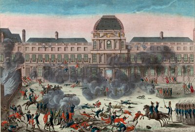Aanval op de Tuilerieën door School French