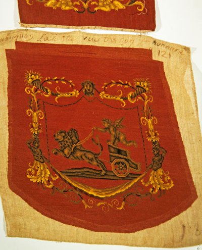 Stoelkern, Parijs (textiel) door School French
