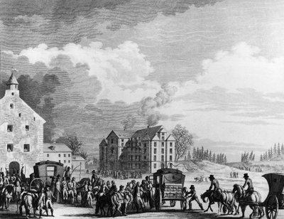 Franse revolutie en anti-revolutionaire beweging: uitwisseling van gevangenen in Oostenrijk 20 frimaire An IV (11 december 1795) door School French