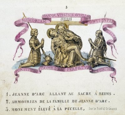 Monument opgericht voor de Maagd op de Pont d