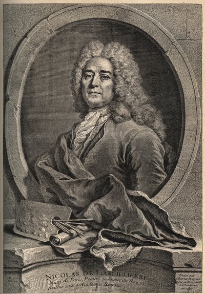 Portret van Nicolas de Largillierre (1656-1746) Franse schilder door School French