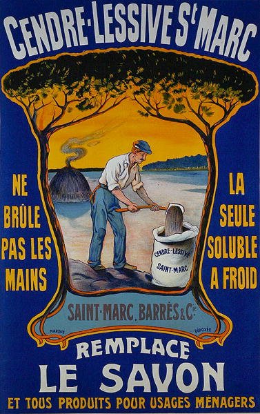Poster voor Saint-Marc Barres waspoeder door School French