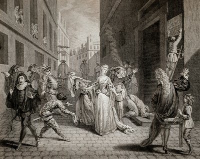 Terreur (1793-1794): Italiaanse komieken (die personages uit de Commedia dell