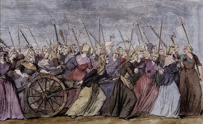 Vrouwenmars naar Versailles, 5 oktober door School French