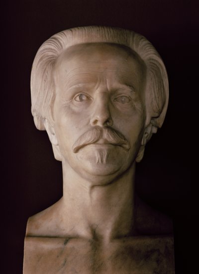 Buste van Karl May door School German