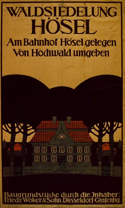Waldsiedelung Hotel Advertentie in het Duits door School German