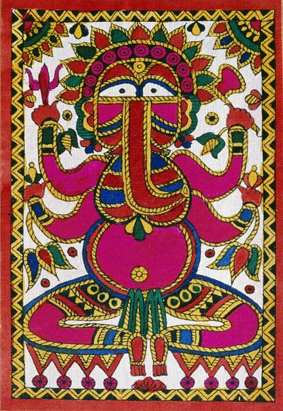 Olifantengod Ganesh door School Indian