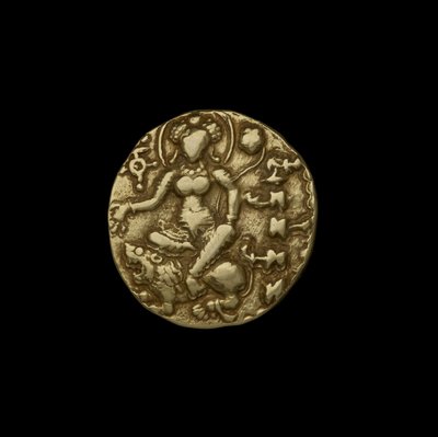 Gupta-munt, AD 375-415 door School Indian