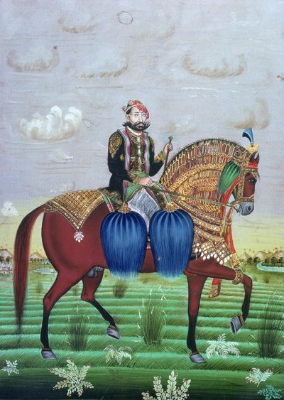 Maharaja Jai Singh II van Jaipur (1699-1743) door School Indian