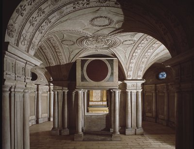 Crypte van de kerk van Sint-Martino ai Monti, 4e-5e eeuw door School Italian