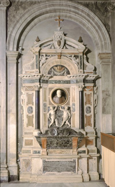 Monument voor Alvarez da Toledo door School Italian