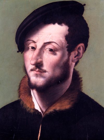Portret van een man door School Italian