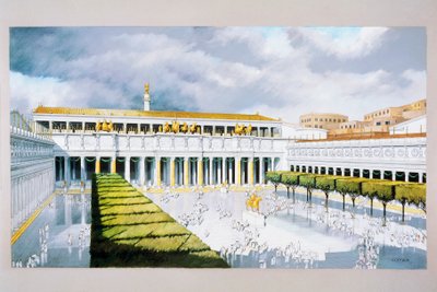 Reconstructie van het piazza van Trajan