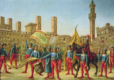 De Palio di Siena door School Italian