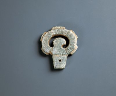 Vuurstenen wapenhandvat, Jomon-periode 10000-300 v.Chr. door Japanese School