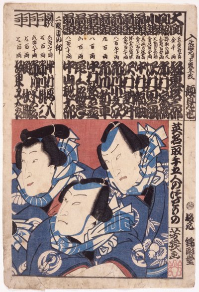 Kaomise print door School Japanese