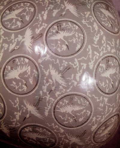 Koreaanse kunst: vaas detail 