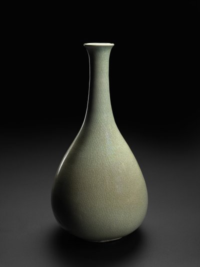 Celadon fles, laat 11e-begin 12e eeuw door School Korean