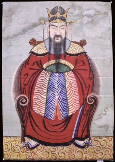 Okhwangsangje (kleur op zijde) door School Korean