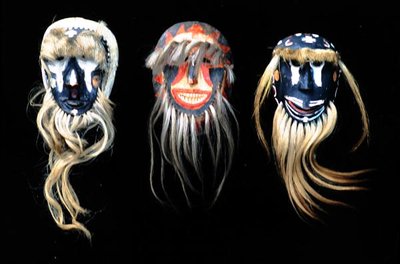 Drie maskers door School Mexican