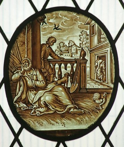 18600 (glas-in-lood) door School Netherlandish