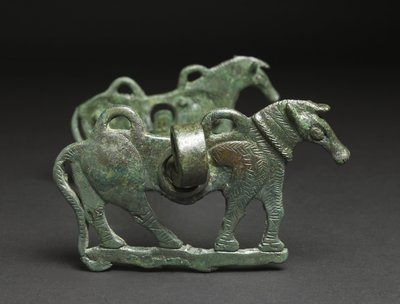 Paardenbit, mogelijk 9e-7e eeuw v.Chr., Iran (brons) door School Persian