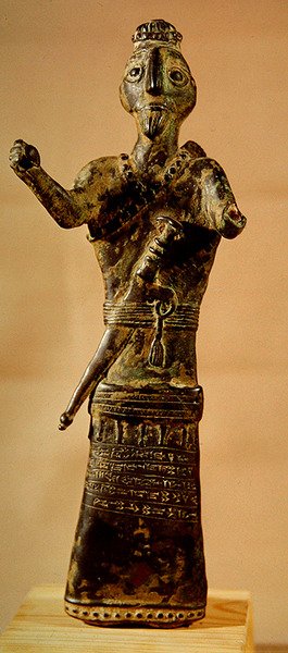 Statuette van een Krijger, ca. 1200 v.Chr. door School Persian