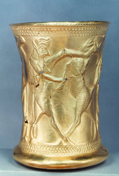 Vaas versierd met mythologische wezens, Perzisch door School Persian
