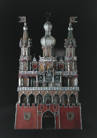 Kerststal, uit Polen door School Polish