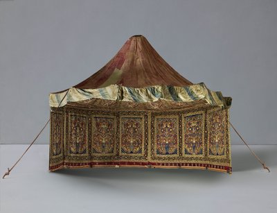Koninklijke Tent Gemaakt voor Muhammad Shah door School Qajar