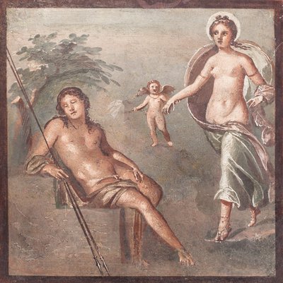 Endymion en Selene, Herculaneum door School Roman
