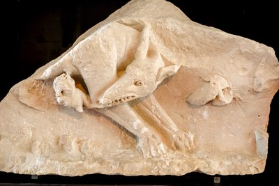 Wolvin en de tweeling Romulus en Remus, 2e eeuw door School Roman