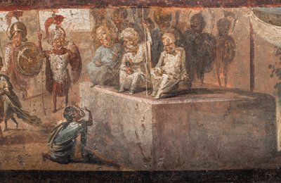 Het oordeel van Salomo, Pompeii door School Roman