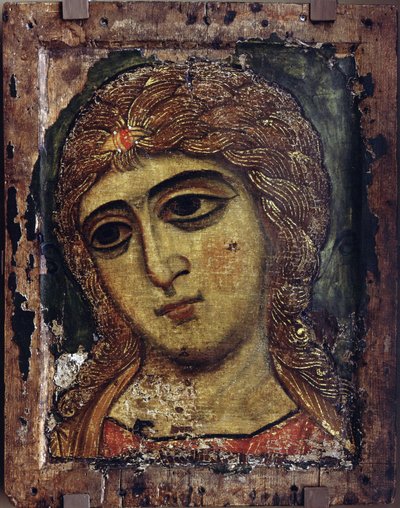 Aartsengel Gabriël (De Engel met Gouden Haar) door School Russian