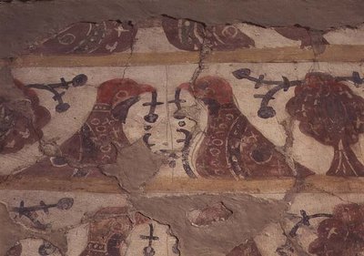 Decoratie voor een graf, Smolensk school, c.1200 door School Russian
