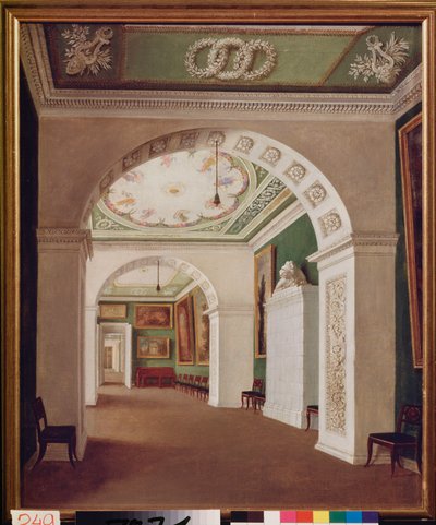 Set kamers in het Stroganov-paleis in Sint-Petersburg door School Russian