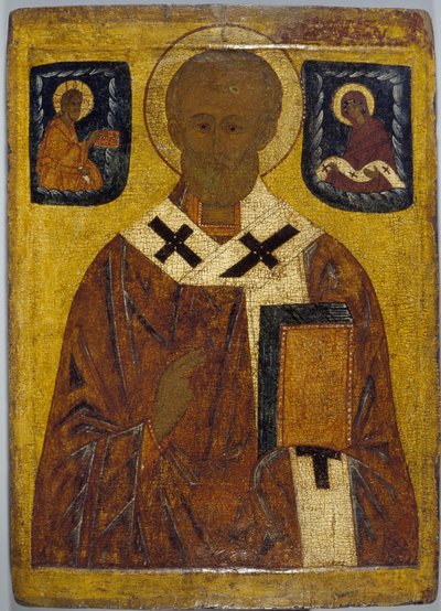 Icoon van St. Nicolaas door School Russian