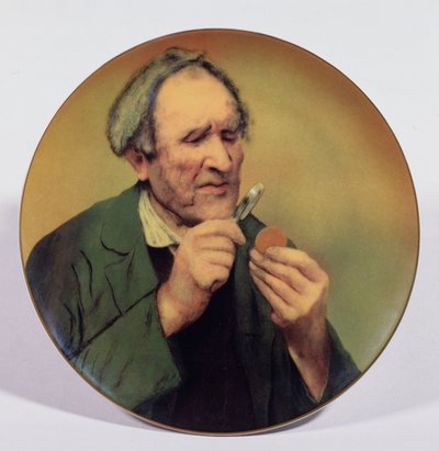 De numismaat door School Russian