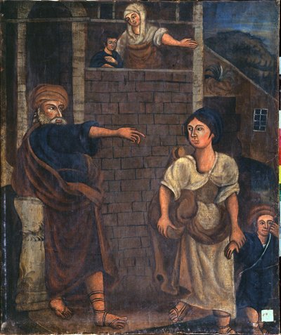 De verdrijving van Hagar door School Russian
