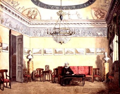 Neoklassieke zitkamer door School Russian