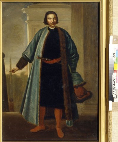 Portret van prins Anikita Ivanovich Repnin door School Russian