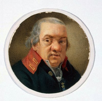 Portret van de architect Giacomo Quarenghi door School Russian