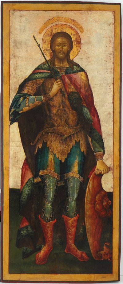 Sint Alexander Nevski (1220-1263) door School Russian
