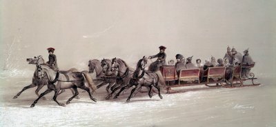 Slederit van de familie van Alexander II door School Russian