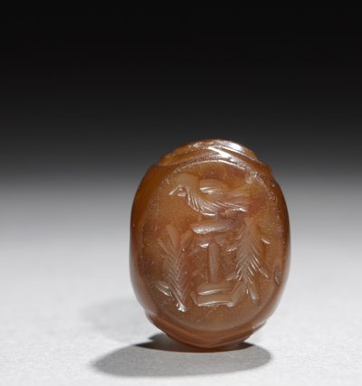 Vuuraltaar Intaglio door School Sasanian