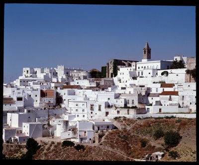 Uitzicht op Vejer de la Frontera, Andalusië, Spanje door School Spanish
