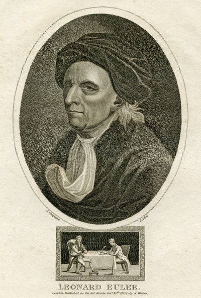 Portret van Leonard Euler door Swiss School